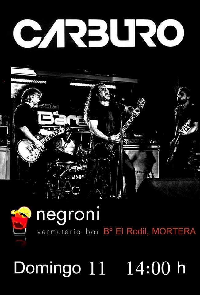 Concierto de Carburo en el Negroni de Mortera