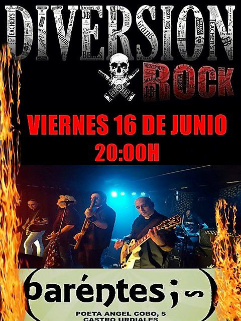 Concierto de Diversión Rock en el Paréntesis de Castro Urdiales