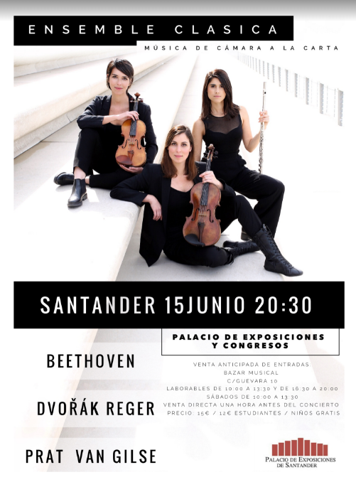 Concierto de Ensemble Clásica en el Palacio de Exposiciones de Santander