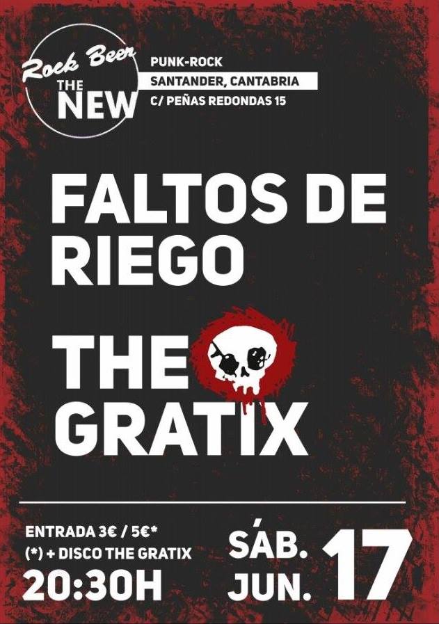Concierto de Faltos de Riego + Gratix en el Rock Beer the New de Santander