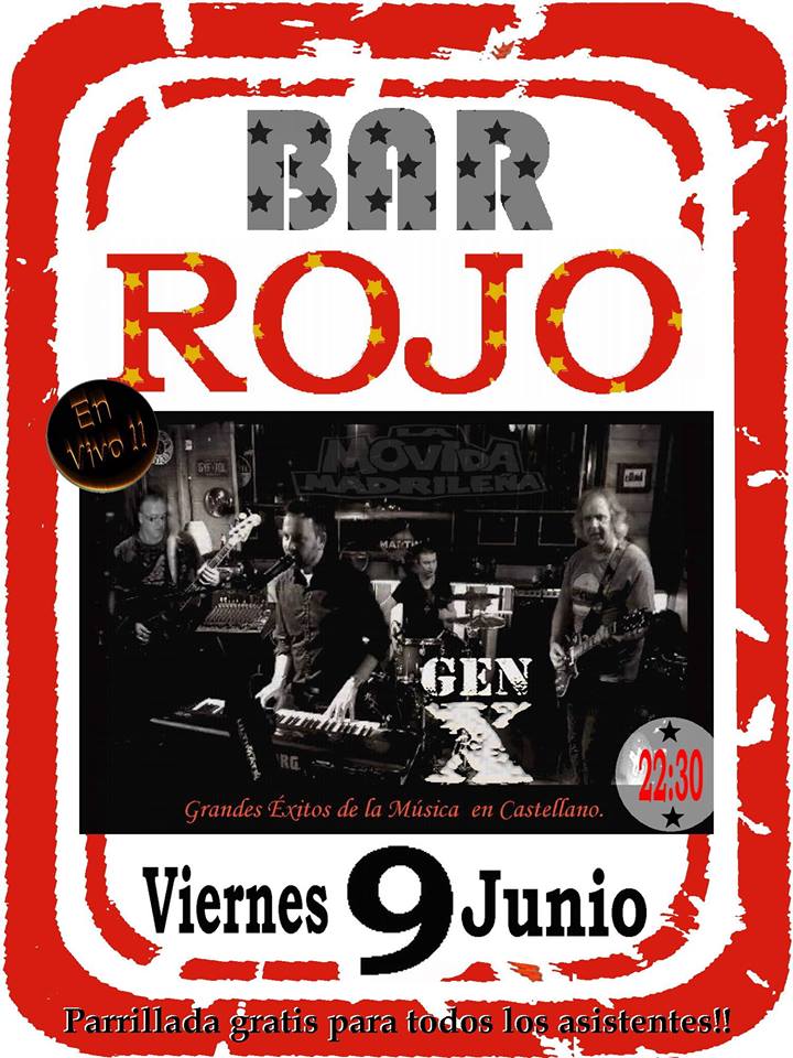 Concierto de Gen X en el Bar Rojo de Pámanes