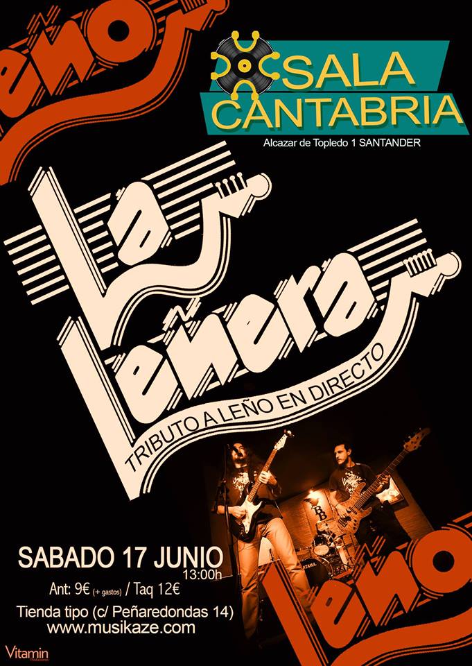 Concierto de La Leñera (Tributo a leño) en la Sala Cantabria de Santander