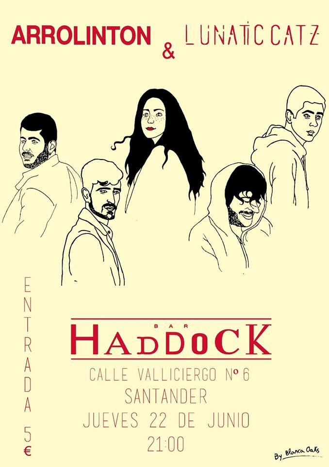 Concierto de Lunatic Catz + Arrolinton en el Haddock de Santander