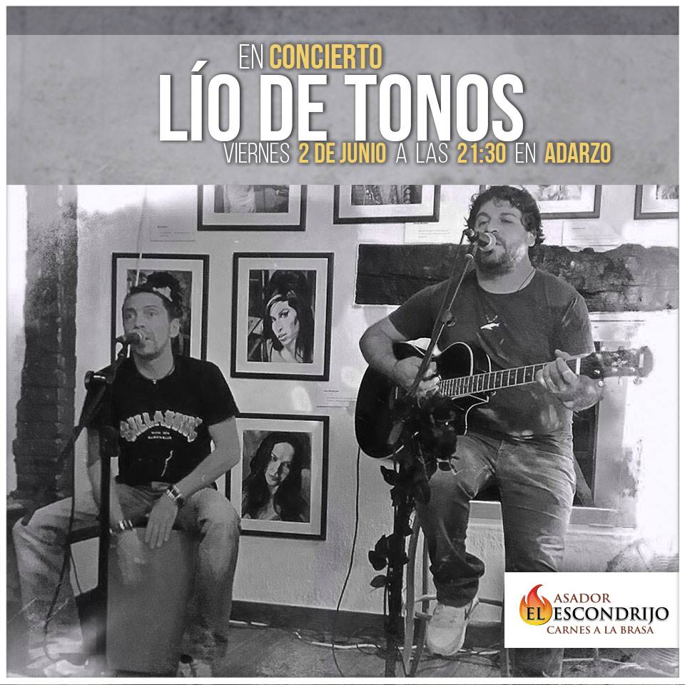 Concierto de Lío de Tonos en El Escondrijo de Adarzo en Santander