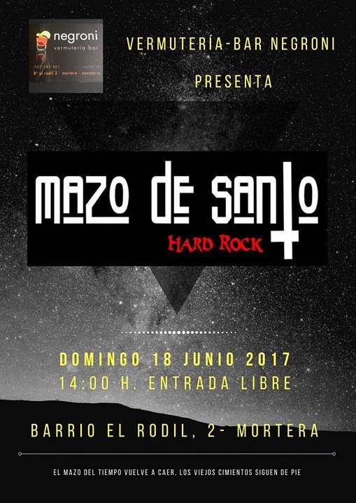 Concierto de Mazo de Santo en el Negroni de Mortera