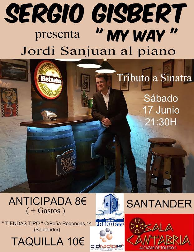 Concierto de Sergio Gisbert en la Sala Cantabria de Santander