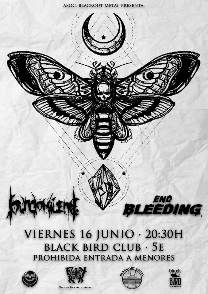 Concierto de Sound of Silence + End Bleeding en el Black Bird de Santander