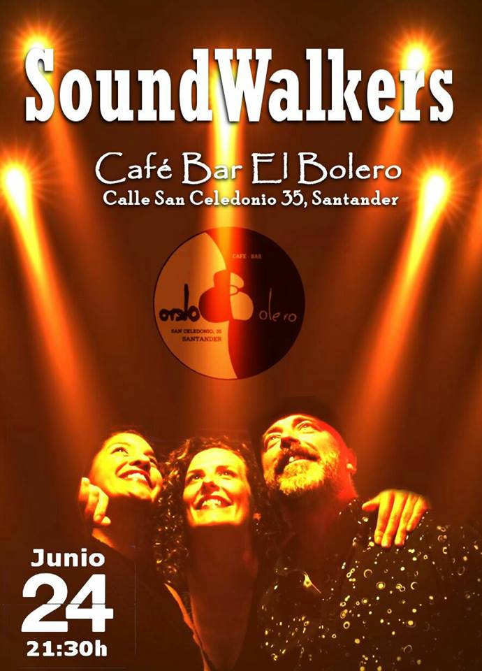 Concierto de SoundWalkers en el bar Bolero de Santander