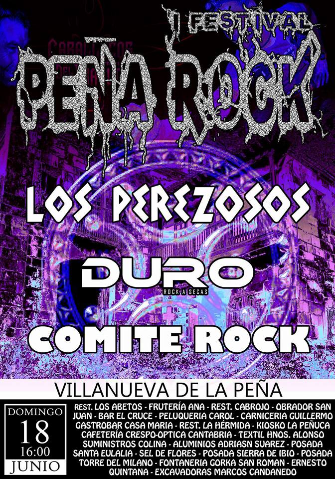 Festival Peña Rock en Villanueva de la Peña