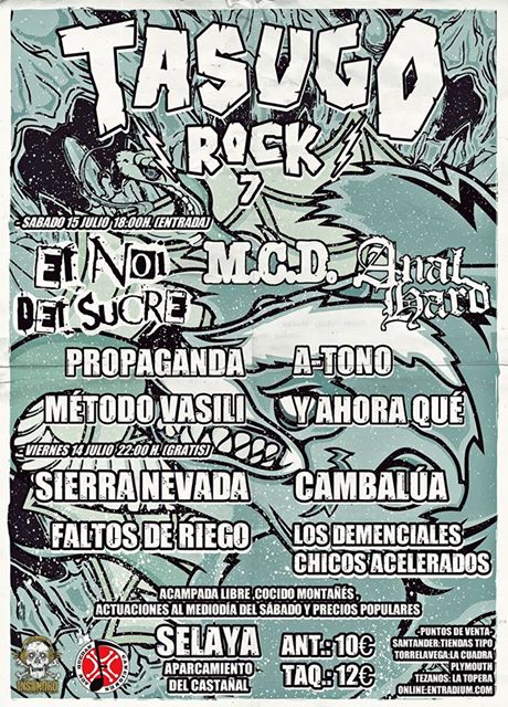 Festival Tasugo Rock en Selaya 2017