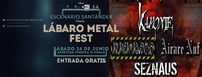 Festival gratuito Lábaro Metal Fest en Escenario Santander