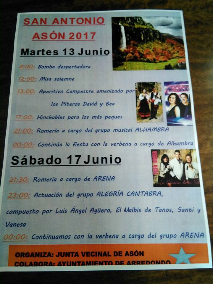 Fiestas de San Antonio en Asón 2017