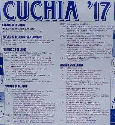 Fiestas de San Juan Bautista en Cuchía 2017