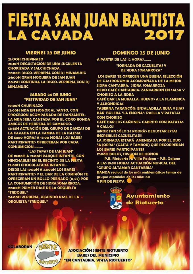 Fiestas de San Juan Bautista en La Cavada 2017
