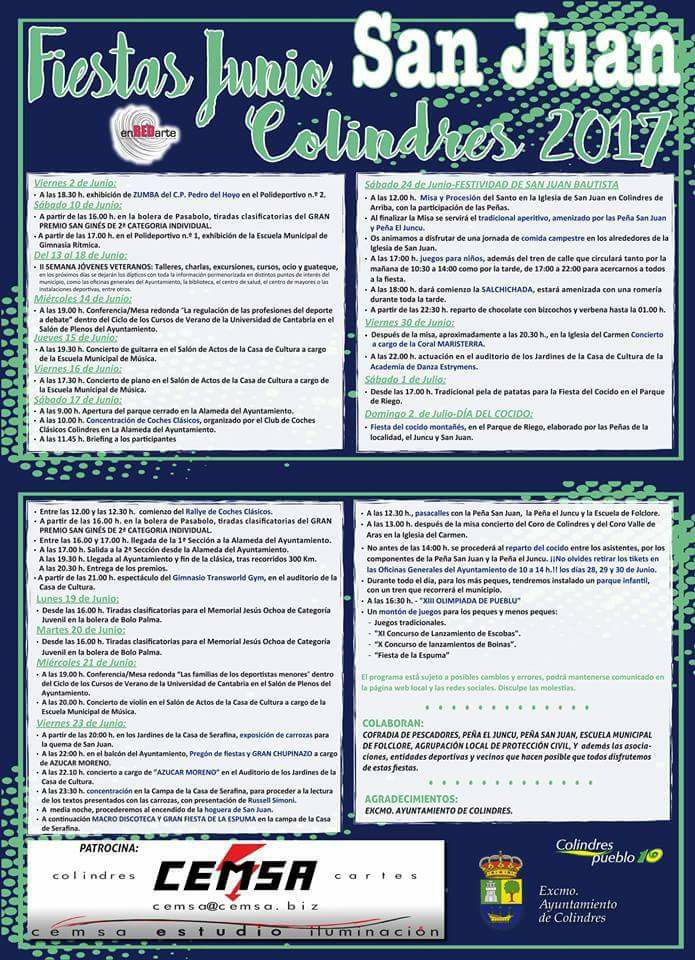 Fiestas de San Juan en Colindres 2017