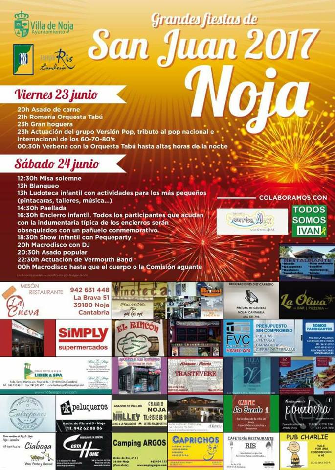 Fiestas de San Juan en Noja 2017