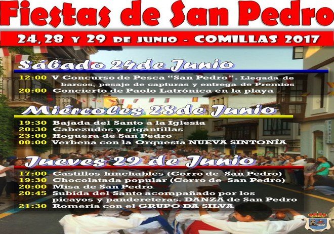 Fiestas de San Pedro en Comillas 2017