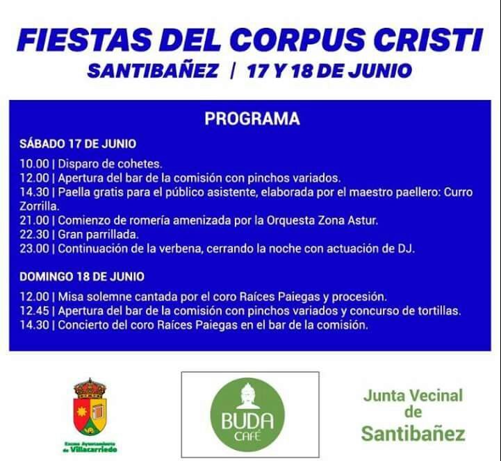 Fiestas del Corpus Cristi en Santibañez de Villacarriedo