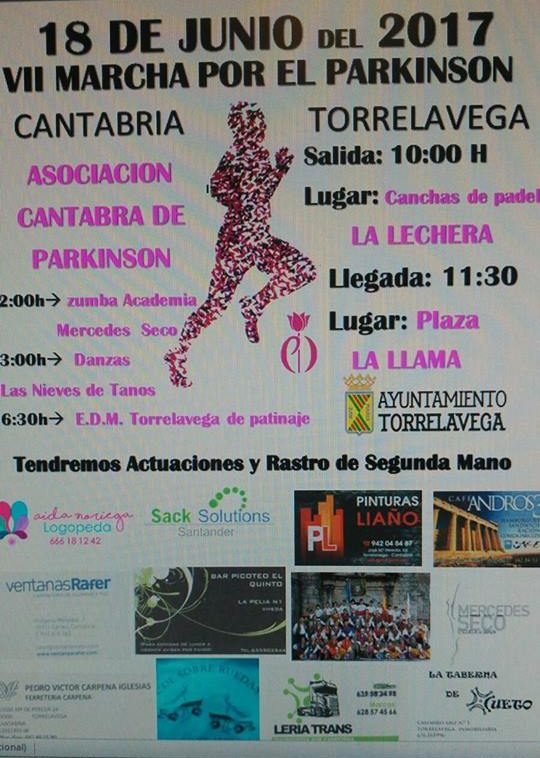 Marcha por el Parkinson en Torrelavega