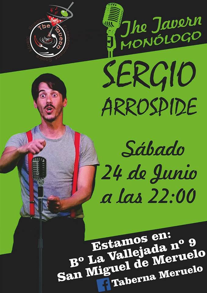 Monólogo de Sergio Arrospide en The Tavern de Meruelo