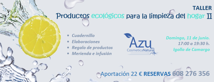 Taller de Limpieza Ecológica del Hogar II en Igollo de Camargo