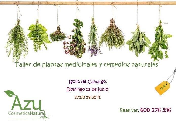 Taller de Plantas medicinales y remedios naturales en Igollo de Camargo