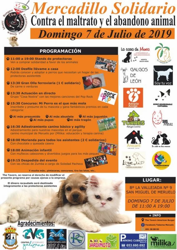 Mercadillo Solidario contra el abandono y el Maltrato animal