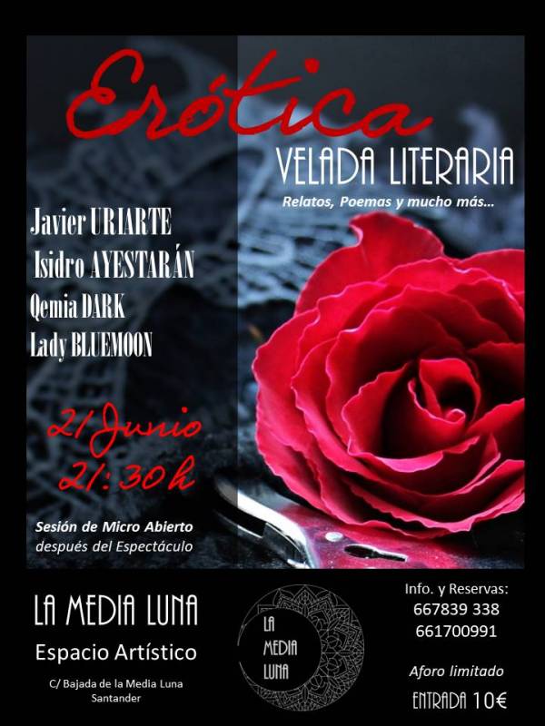Erótica, velada literaria en Santander