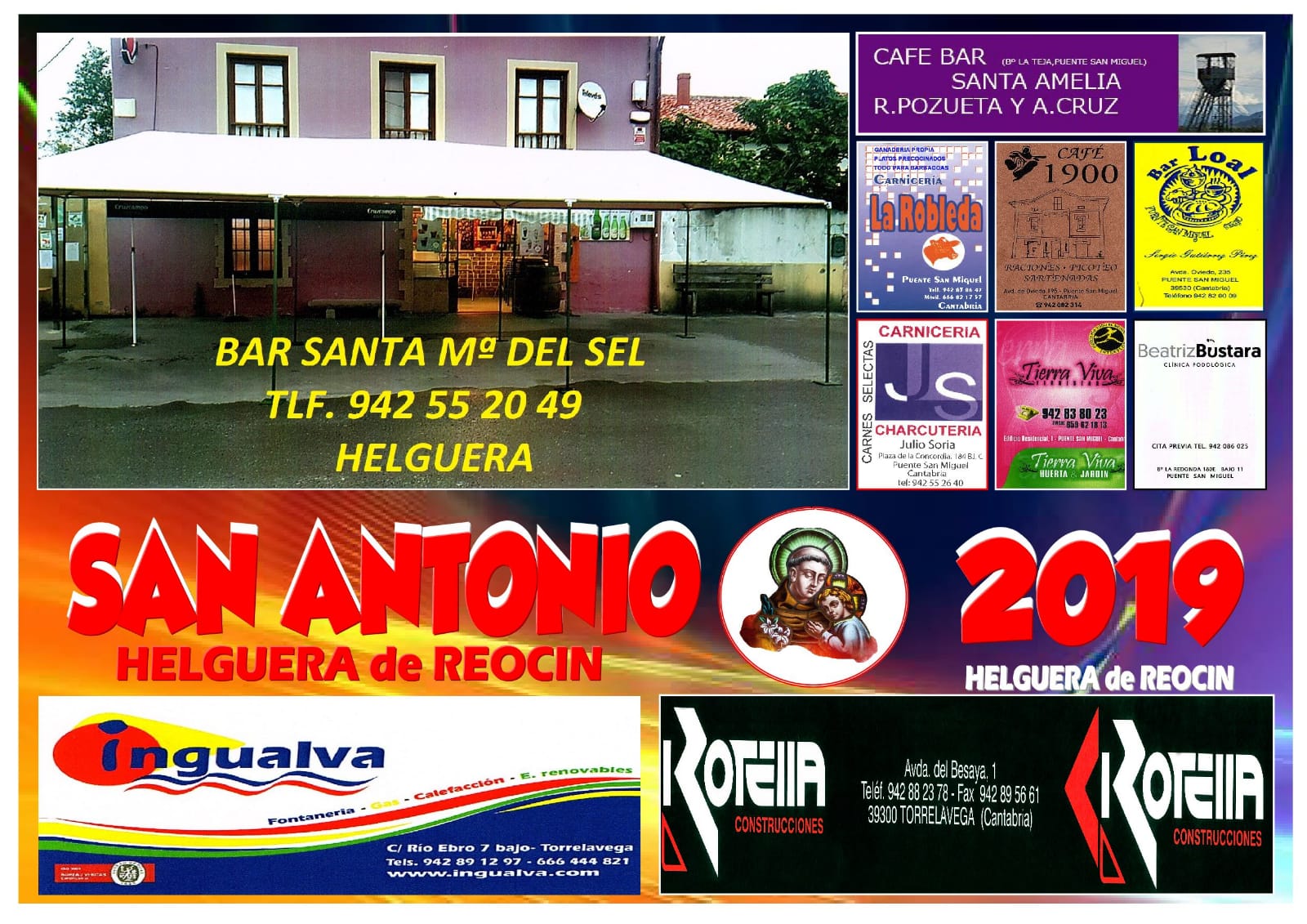 Fiestas de San Antonio 2019 en Helguera de Reocín