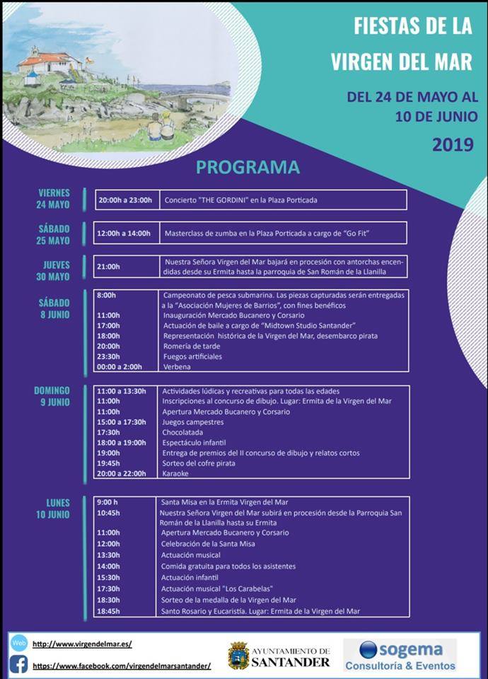 Fiestas de la Virgen del Mar Santander 2019