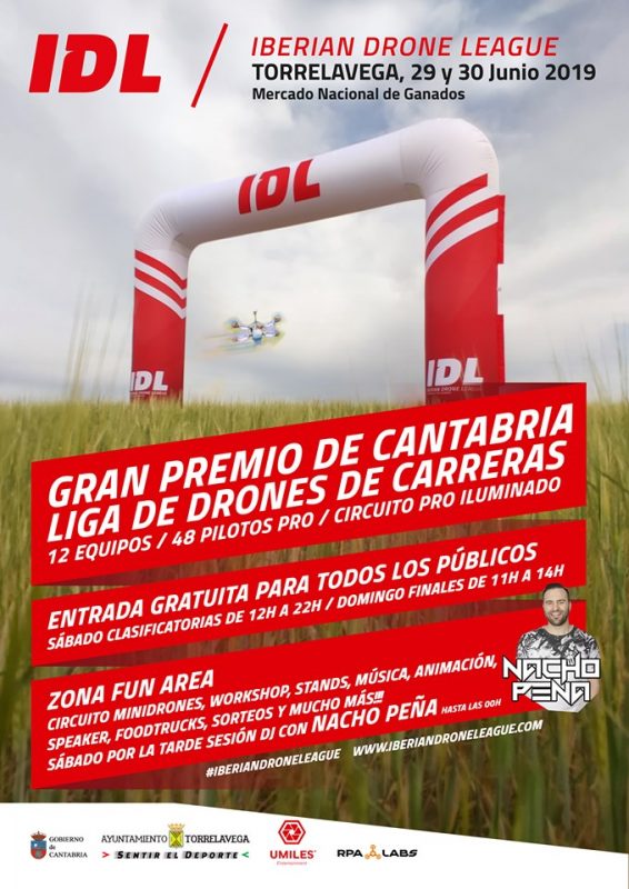 Liga nacional de drones en Cantabria