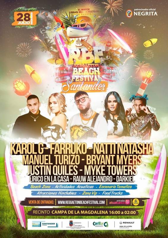 Reggaeton Beach Festival Santander 2019