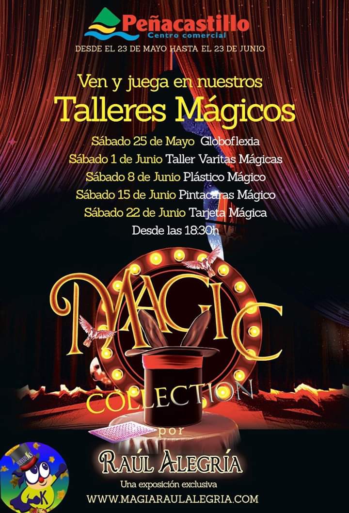 Talleres mágicos para niños en CC Peñacastillo