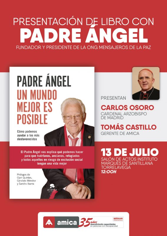 Presentación de libro con el Padre Ángel