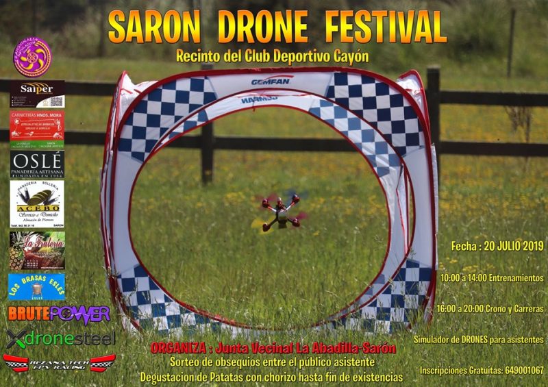 Carrera de drones en Sarón