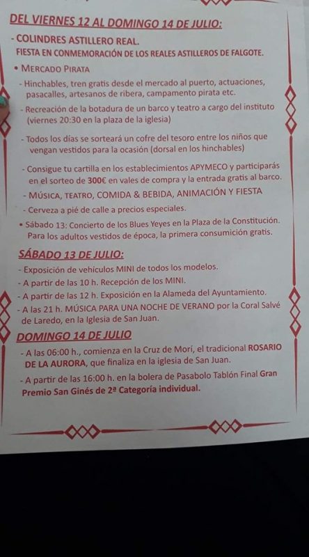 Fiesta del Astillero Real en Colindres 2019