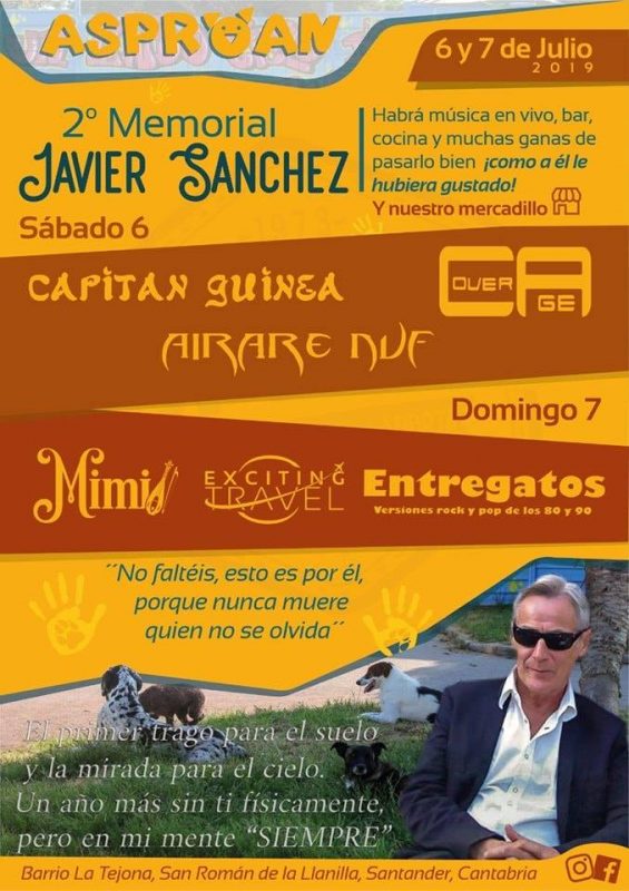 Fiesta memorial a Javier Sanchez en San Román de la Llanilla,Santander