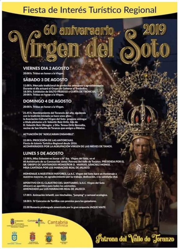 Fiestas de La Virgen del Soto en Toranzo 2019