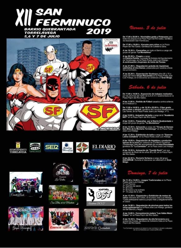 Fiestas de San Ferminuco en el Bº Quebrantada de Torrelavega 2019
