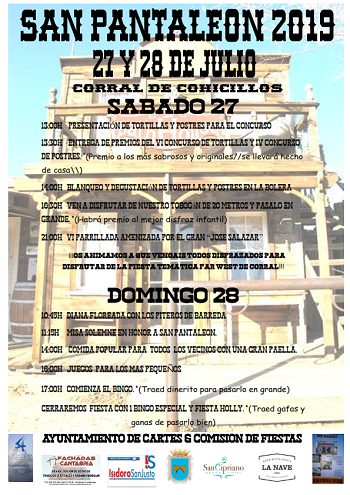 Fiestas de San Pantaleon en Cohicillos 2019