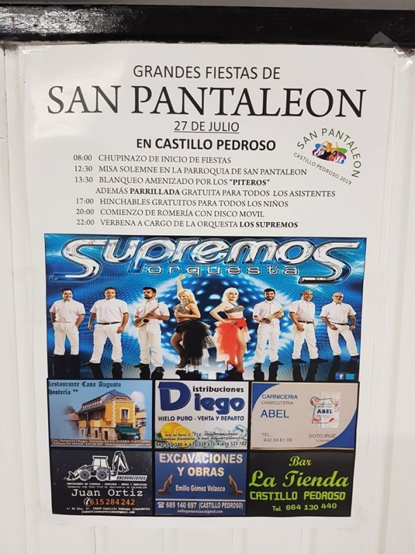 Fiestas de San Pantaleón en Castillo Pedroso 2019