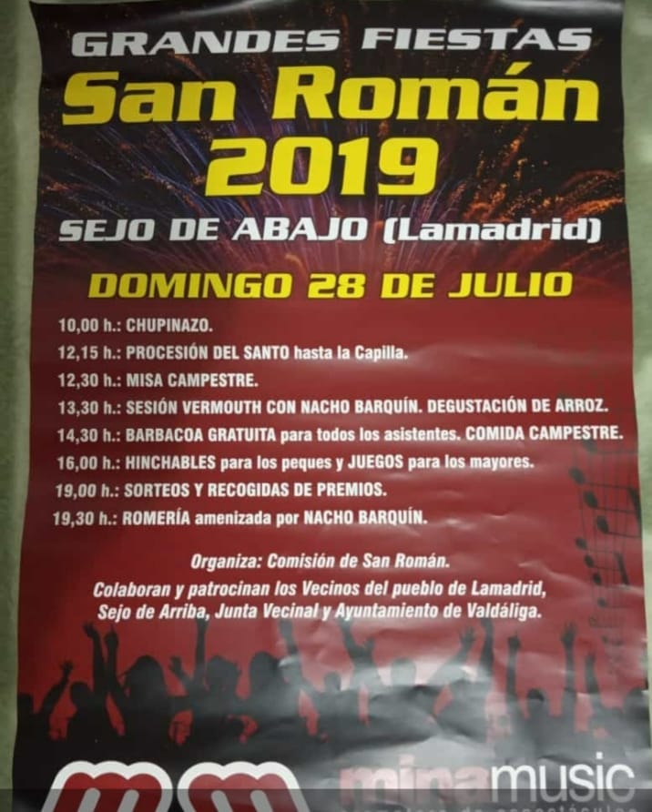Fiestas de San Román en Lamadrid 2019