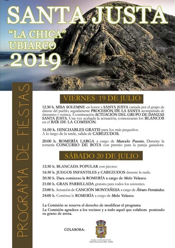 Fiestas de Santa Justa en Ubiarco 2019