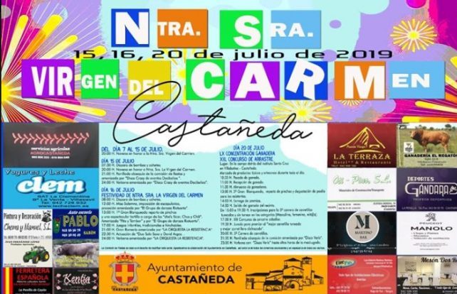 Fiestas del Carmen en Castañeda 2019