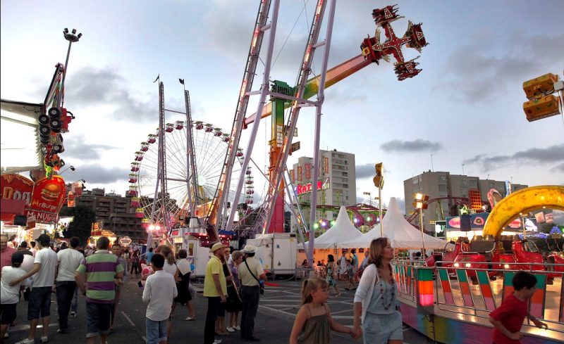 Recinto ferial y atracciones de Santiago en Santander 2019