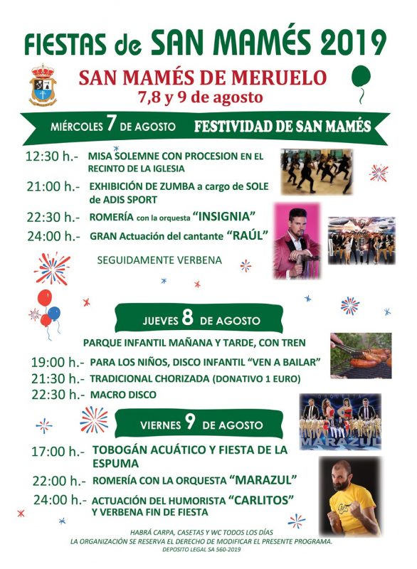 Fiestas de San Mamés de Meruelo 2019
