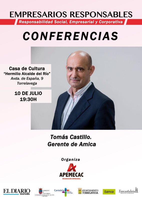 Conferencia de Empresarios Responsables: Tomás Castillo, gerente de Amica