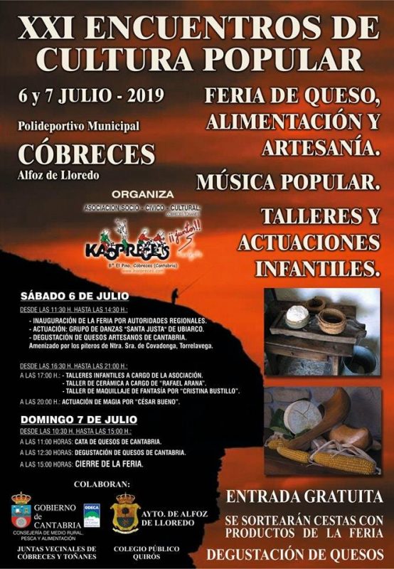 XXL Encuentros de Cultura popular en Cobreces 2019