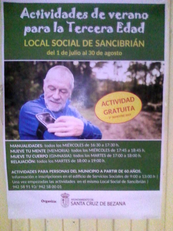 Actividades de verano para la tercera edad