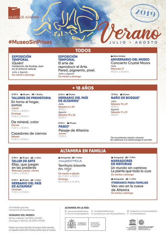 Actividades para todos en el Museo de Altamira